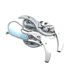 Vitre de moto réglable pour Harley Davidson Fat Boy, verres à Angle réglable avec tige de crâne, miroir de remplacement personnalisé - Product Image 4