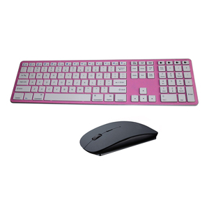 Guangdong beyaz mini ultra ince İspanyolca bluetooth 3.0 klavye kablosuz 2.4g klavye ve fare - Product Image 6