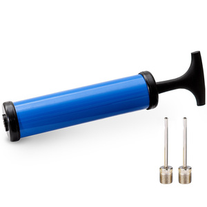 ActEarlier Pompa Tangan Kecil, Pompa Tangan Bola Basket Manual Bola Biru - Product Image 1