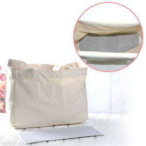 Bán Buôn Tùy Chỉnh In Sinh Thái Thân Thiện Tái Chế Đồng Bằng Hữu Cơ <span class=keywords><strong>Tote</strong></span> Mua Sắm Tái Sử Dụng Vải Bông Túi - Product Image 3