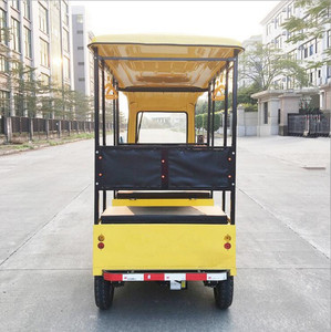 Triciclo eléctrico con Rickshaw para adultos, vehículo móvil de 3 ruedas con Tuk para 6-7 pasajeros, movilidad automática, OEM - Product Image 2