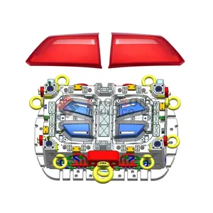 Taizhou Leading Injection Mould Manufacture Allrad-Rücklicht und Scheinwerfer form Kunststoff linse und Lünette mit doppelten Farben