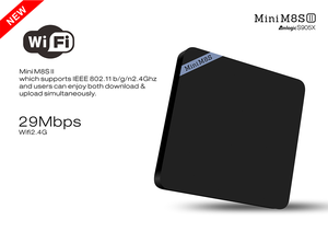 Smart Quad core <span class=keywords><strong>google</strong></span> android 6.0 Mini M8S II tv box amlogic s905X 1G 8G téléchargement gratuit chine sexe vidéo - Product Image 2