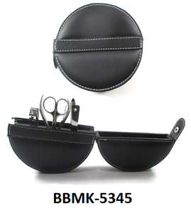 Voyage hommes femmes en acier inoxydable Kit d'outils de soin des ongles prix de gros manucure ongles ensemble dans un sac en satin - Product Image 5