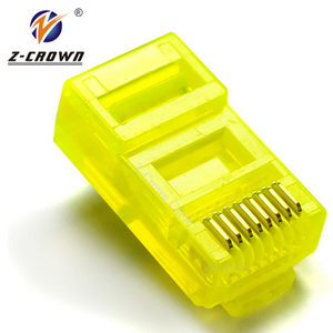 Connecteur <span class=keywords><strong>RJ45</strong></span> Cat6, connecteur Amp, connecteur 8 broches <span class=keywords><strong>RJ45</strong></span>, connecteur doré - Product Image 3