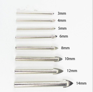 Piastrelle di ceramica Punte da Trapano, Massoneria <span class=keywords><strong>Drill</strong></span> <span class=keywords><strong>Bit</strong></span> Set per il Vetro, Mattoni, Piastrelle, Cemento, di plastica e di Legno Punta in Carburo di Tungsteno