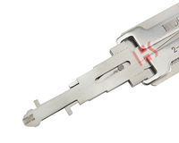 Offre Spéciale meilleur prix pour Lishi 2 dans 1 auto décodeur à ouvrir et lire fente droite du clavier serrure pour BYD01R