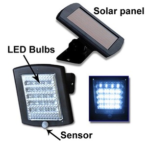 Y-SOLAR SL1-22 36 unids Granos DEL LED Luz Solar Llevó la <span class=keywords><strong>Calle</strong></span> con Sensor de Movimiento - Product Image 4