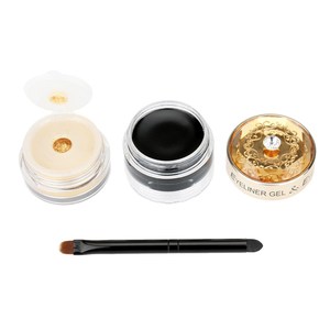 Música <span class=keywords><strong>flor</strong></span> Venta caliente negro impermeable Eye liner Eyeliner gel y polvo sombra 2 <span class=keywords><strong>en</strong></span> 1 cosméticos maquillaje - Product Image 4