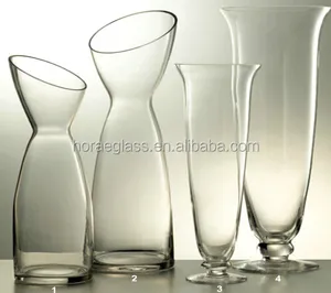 24英寸批发透明的玻璃芽花瓶用于插花婚礼