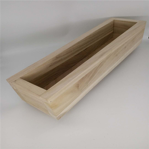 Fioriera in Legno Naturale Personalizzata, Centrotavola <span class=keywords><strong>Rustico</strong></span> per Matrimoni, Vaso in Legno per Piante - Product Image 3