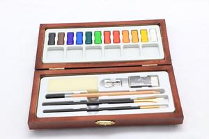 Bview Art Professionele Houten Doos Pakket Solide Aquarel Verf Pack Voor Aquarel En Schetsen - Product Image 2