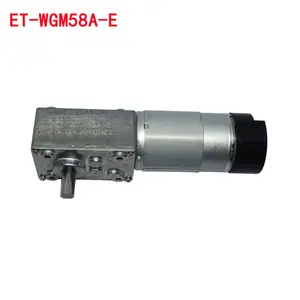ET-WGM58A-E 80Kg 12V Worm Gear Motor Với Bộ Mã Hóa Ổ Đĩa Cho Gạt Nước