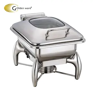 Golden Ware SS 304 # rvs buffet keuken apparatuur elektrische schotel voedsel warmer