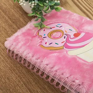 2019 Plush Notebook Custom Series Kawaii Notebook Unicorn Notebook Diary For Kids Girls