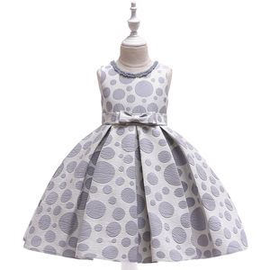 2019 vendita calda nuovo stile moda formale volant partito principessa bambini fiore ragazza vestito per ragazza 2-10 <span class=keywords><strong>1</strong></span> 6 anni bambino - Product Image 4