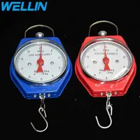 Plastic Portable Hook Scale Weight Measure Tool Spring Balance 10kg - Blue  - 7'' x 3'' x 0.8'' (L*W*H) - Bed Bath & Beyond - 18351100