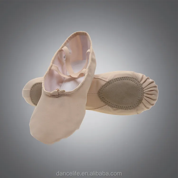 S5021 Wholesale cheap ballet shoe dancing shoes factory custom canvas dance shoes