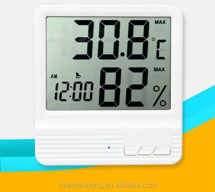 CX-301 Electronic Huge LCD Wireless Thermometer Hygrometer Digital Temperature Humidity Meter