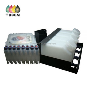 Giá rẻ Giá 4 chai 4 hộp mực CISS nạp lại mực in số lượng lớn hệ thống cho mutoh rj900c rj900x vj1604 vj1614 máy in - Product Image 5