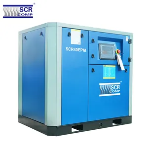 30KW 40HP Chuyên Nghiệp Nam Châm Vĩnh Cửu Động Cơ Trục Vít Máy Nén Khí Cho Phòng Thí Nghiệm (SCR40EPM)