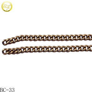 Fournir mousqueton chaîne en métal porte-monnaie chaîne décoration sac poignée chaîne avec sangle - Product Image 6
