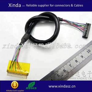 สายเคเบิลหน้าจอ LVDS แบบ <span class=keywords><strong>20</strong></span> พิน รุ่น DF19-20S-1.25C สำหรับแผงจอ LCD พร้อมหัวต่อ Molex สำหรับรถยนต์ รหัส 0988211061 - Product Image 3