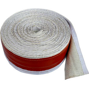50mm FEU MANCHES TUYAU SILICONE <span class=keywords><strong>ISOLATION</strong></span> TRESSÉ 10KV EN FIBER DE VERRE CORE avec magic tape - Product Image 6