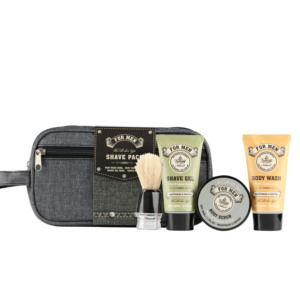 Set de regalo de baño nuevo diseño Moda Día del Padre Día del maestro Cumpleaños de los hombres Cuidado de la piel natural Afeitado en bolsa para cuerpo y cara - Product Image 2