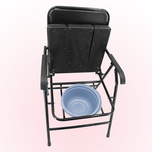 Chaise de toilette en acier, fournitures de thérapie, de rééducation, <span class=keywords><strong>avec</strong></span> accoudoir <span class=keywords><strong>pour</strong></span> <span class=keywords><strong>personnes</strong></span> handicapés, <span class=keywords><strong>personnes</strong></span> <span class=keywords><strong>âgées</strong></span> et hommes - Product Image 3