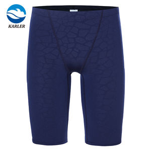 Personnalisé polyester noir <span class=keywords><strong>homme</strong></span> nager brouilleur maillot de bain maillots de bain - Product Image 2