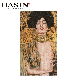 Modello moderno di <span class=keywords><strong>pittura</strong></span> decorativa di mattonelle murali di mosaico della parete interna di Hasin con la soluzione di progettazione grafica caratteristica del Parquet - Product Image 3