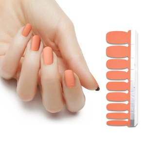 Vendita della fabbrica 100% reale nail polish sticker/involucri/strisce opaca involucri del chiodo per bellezza del chiodo - Product Image 6