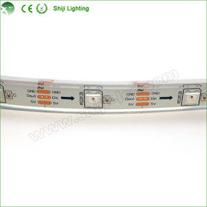 Bande <span class=keywords><strong>LED</strong></span> à pixels RVB adressables WS2811 WS2812b SK6812 5V pour la décoration d'événements - Product Image 3