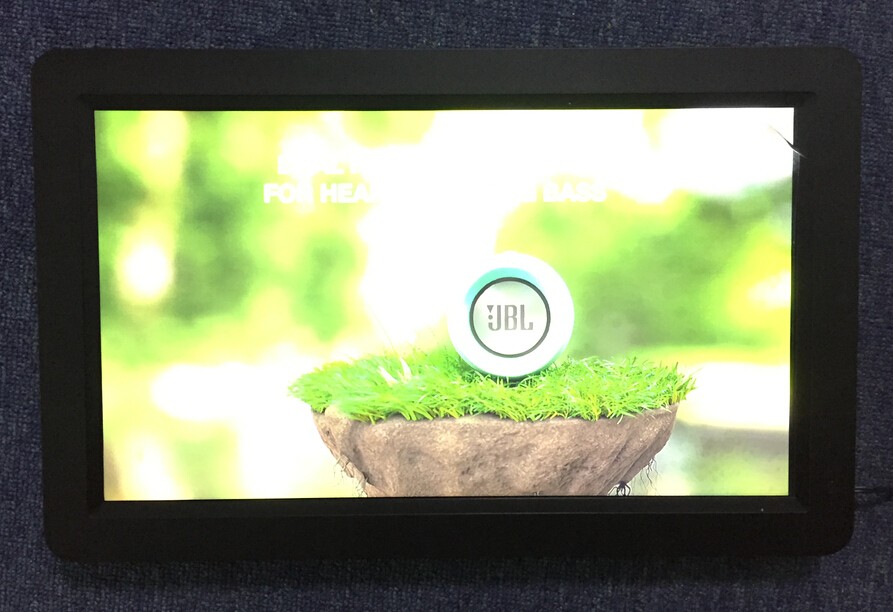 Прозрачный зеркало сенсорный экран HD жк-дисплей рекламы