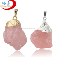 Colgante de luna creciente de drusa natural al por mayor para bricolaje, colgante de cuarzo de cristal de drusa con cristal natural plateado