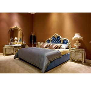 Ensemble de miroirs pour Table de toilette, meubles de chambre à coucher de Style palais Royal européen, ensemble de Table de vanité à bordure dorée Antique - Product Image 4