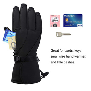 Imperméable à l'eau de Ski Pour Hommes Gants D'hiver <span class=keywords><strong>Thinsulate</strong></span> Chaude Snowboard Motoneige Gants Pour Temps Froid - Product Image 3