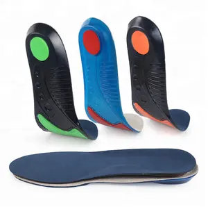 Campione gratuito all'ingrosso personalizzato attivo Anti-shock TPE sport Running soletta in Gel fascite plantare soletta per scarpe a figura intera