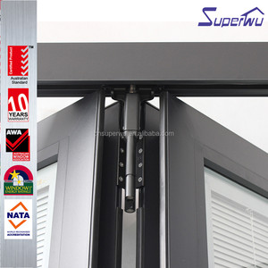 Alibaba china prezzo di porta in alluminio per esterni in alluminio bi-pieghevole porta di vetro - Product Image 6