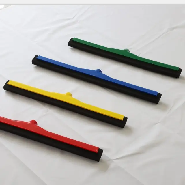 18'' Floor Cleaning Wiper Plastic Squeegee head EVA blades