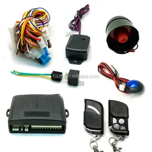 Bemaz manual car alarms smart easy anti-hijacking universal remote car alarm