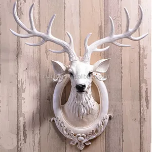 Resina deer head Wall stickers home decor