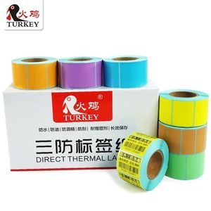 Màu sắc trực tiếp nhãn nhiệt 40mm x 30mm(700 nhãn) <span class=keywords><strong>Zebra</strong></span> tương thích Nhãn dán nhiệt, 12 cuộn mỗi thùng carton - Product Image 1