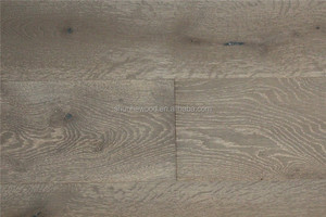 Cepillado apenada stained Erupean <span class=keywords><strong>roble</strong></span> blanco <span class=keywords><strong>parquet</strong></span> - Product Image 3