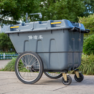<span class=keywords><strong>Calle</strong></span> al aire libre 400L botes de basura de plástico precio - Product Image 2