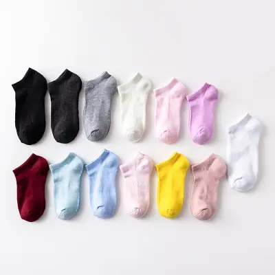 YUELI spring and autumn models soles terry socks women no show sports sweat bulk wholesale socks