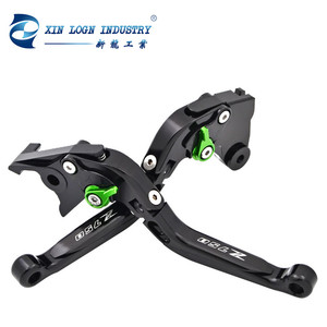 Pour <span class=keywords><strong>KAWASAKI</strong></span> <span class=keywords><strong>Z750</strong></span> Z 750 2007-2012 accessoires de moto réglable pliant extensible leviers d'embrayage de frein couleur verte - Product Image 5