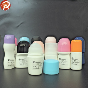 50ml PP plastic roll on deodorant bottle