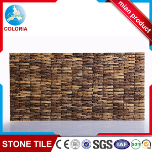 Mosaico <span class=keywords><strong>cuadrado</strong></span> de cáscara de coco pulido marrón Natrual - Product Image 4